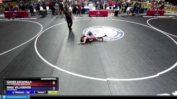 113 lbs Quarterfinal - Xavier Escamilla, Cali Warriors Wrestling vs Rikki Villasenor, California