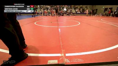 86-92 lbs Rr Rnd 5 - Christopher Davidson, Unattached vs Greyson Locke, North Desoto Wrestling Academy