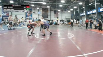 170 lbs Round Of 16 - Liam Crook, Team Shutt Van Hoven vs Michael Cain, Indiana Outlaws Black