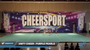 Unity Cheer - Purple Pearls [2022 L1.1 Youth - PREP - D2 Day 1] 2022 CHEERSPORT: Chattanooga Classic