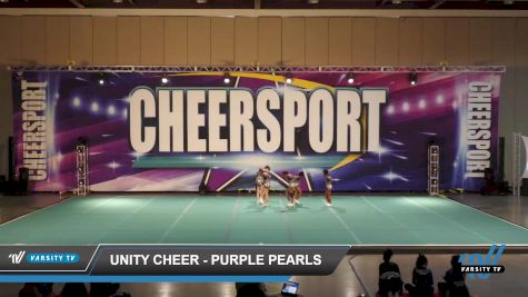 Unity Cheer - Purple Pearls [2022 L1.1 Youth - PREP - D2 Day 1] 2022 CHEERSPORT: Chattanooga Classic