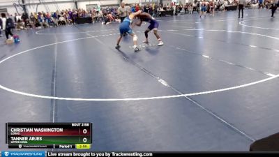 Silver 141 lbs Quarterfinal - Tanner Arjes, Upper Iowa vs Christian Washington, Loras