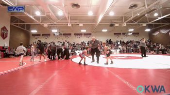 60 lbs 2nd Place - Connor Carrington, Sallisaw Takedown Club vs Preston Cross, Brushy Wrestling Club