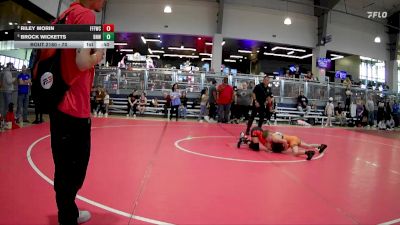 70 lbs Cons. Semi - Riley Morin, Fitness Fight Factory Wrestling Club vs Brock Wicketts, Bar None Wrestling