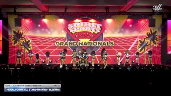 The California All Stars-Ontario - Electric [2026 L4.2 Senior Coed - Medium Day 3] 2026 Spirit Sports Grand Nationals
