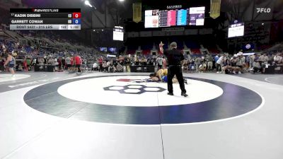 215 lbs Champ. Rd Of 32 - Kadin Dibbini, KS vs Garrett Cowan, ND