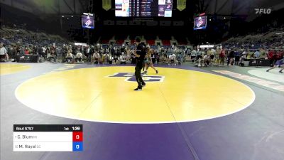 106 lbs Rnd Of 16 - Carson Blum, MI vs Montero Royal, SC