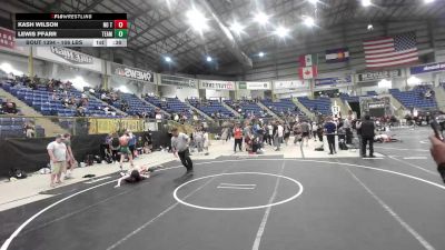 106 lbs Consi Of 8 #2 - Kash Wilson, No Team vs Lewis Pfarr, Team Montana