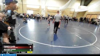 57 lbs Champ. Round 1 - Finnick Clark, Juab Wrestling Club (JWC) vs Roczen Davies, Elite Wrestling