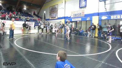 76 lbs 3rd Place - Myles Flesner, Team Tulsa Wrestling Club vs Hunter Crow, Berryhill Wrestling Club