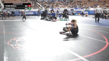 108-D1 Quarterfinal - Ronan Riley, Chandler High School vs Ayden Sevilla, Gila Ridge High School