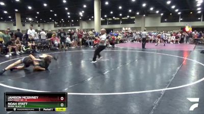 113 lbs Round 2 (6 Team) - Noah Hyatt, BRAWL Black vs Jamison McGivney, Gulf Coast WC