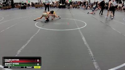 115 lbs Round 5 (8 Team) - Emmitt Myers, Ohio Gold vs Caleb Hatton, Kraken