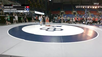 144 lbs Champ. Rd Of 32 - Hayden Hutt, IA vs Dawson Lomison, PA