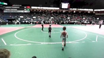 45 lbs Champ. Round 1 - Landon Fitzgerald, BUC2 vs Asher Farthing, AWC1