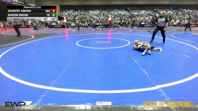 43 lbs Round Of 16 - Kountry Amasiu, Golden Back vs Easton Snook, Team Real Life