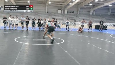 170 lbs Consi Of 4 - Maximus Fortier, Quest School Of Wrestling Black - HSB vs Gavin Ciampoli, Team Shutt Mutts - HSB