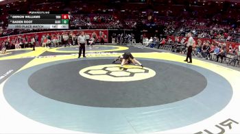 D3-106 lbs 3rd Place Match - Derion Williams, Trinity vs Baden Root, Graham Local