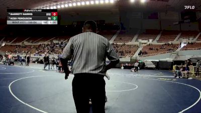 150-D4 Quarterfinal - Kodi Ferguson, Pima High School vs BARRETT HARRIS, Benjamin Franklin High School
