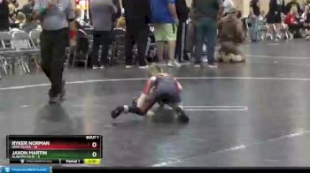55 lbs Finals (2 Team) - Jaxon Martin, Alabama Elite vs Ryker Norman, Iowa Silver