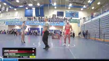 160 lbs Champ. Round 1 - James Bingham, Idaho Falls High School vs Gabe Reeves, Thunder Ridge High School