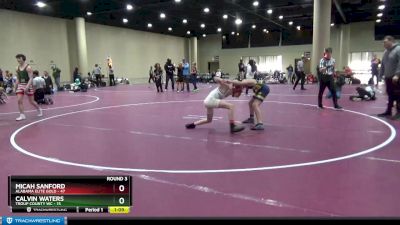 108 lbs Round 3 (6 Team) - Micah Sanford, Alabama Elite Gold vs Calvin Waters, Troup County WC