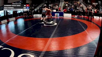 92kg Champ. Round 1 - Sahibdeep Panag Singh, Independent Wrestling Club vs Dean Russell, Strathcona Wrestling Club