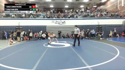 76 lbs Champ. Round 2 - Cruz Armstrong, Sublime Wrestling Academy vs Cole Van Eps, Terreton Panthers