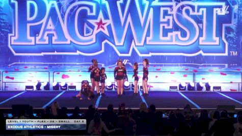 Exodus Athletics - Misery [2026 L1 Youth - Flex - D2 - Small Day 2] 2026 PacWest Grand Nationals