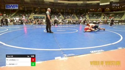 285 lbs Semifinal - Redmond Lindsey, Norman Grappling Club vs Layne James, Valiant Prep