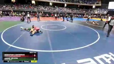 5A 113 lbs Quarterfinal - Sebastian Contreras, Mission Sharyland Pioneer vs Andre Nelson, Frisco Reedy