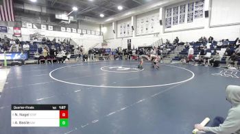 132 lbs Quarterfinal - Nathaniel Nagel, Stratford vs Anthony Basile, Xavier