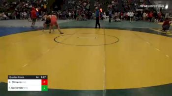 157 lbs Quarterfinal - Kaeden Ellmann, Chaparral Wrestling Club vs Fernando Gutierriez, O'Neill Eagles