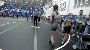 78 lbs Rr Rnd 1 - Grayson Hazen, Woodland Wrestling Club vs Alana Clark, Choctaw Ironman Youth Wrestling