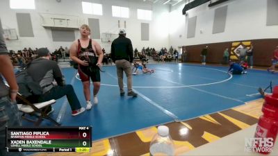 77 lbs Round 2 - Santiago Piplica, Riverton Middle School vs Xaden Baxendale, Lovell Middle School