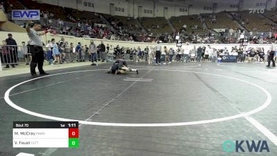 88 lbs Semifinal - Meadow McCray, Pawnee Black Bear Wrestling vs Viola Foust, Tuttle Wrestling
