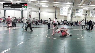 184 lbs 5th Place - Max Stein, PRTC vs Jack Kelly, George Mason