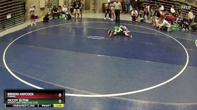 48 lbs Cons. Round 5 - McCoy Elton, Payson Lions Wrestling Club vs Brixon Haycock, CARBON