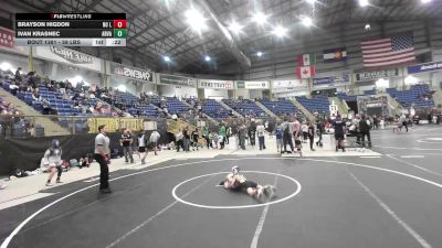 58 lbs Consolation - Brayson Higdon, No Limits WC vs Ivan Krasnec, Arvada West