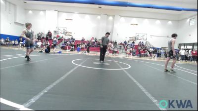 132 lbs Quarterfinal - Max Morgan, Marlow Outlaws vs Tucker Layne, Lions Wrestling Academy