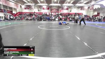 113 lbs Cons. Round 4 - Gavin Pongsai, Gilroy vs Ryder Doleschal, Junipero Serra