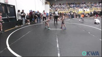 52-55 lbs Rr Rnd 2 - Milaya Medrano, Cowboy Wrestling Club vs Tinley Jones, Kingfisher YellowJackets