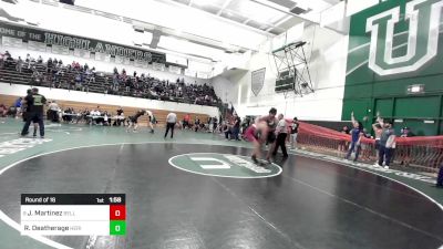 220 lbs Round Of 16 - Joseph Martinez, Bell Gardens vs Roman Deatherage, Heritage