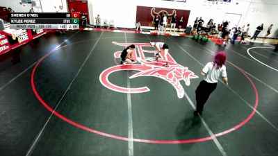 130-135 lbs Semifinal - Kylee Perez, Legacy Wrestling Center vs Shenen O`Neil, OG Wrestling