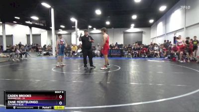 187 lbs Round 2 (8 Team) - Caden Brooks, Washington vs Zane Montelongo, Colorado Blue