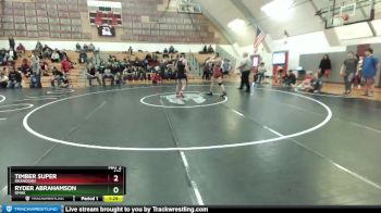 126 lbs Quarterfinal - Ryder Abrahamson, Omak vs Timber Super, Okanogan