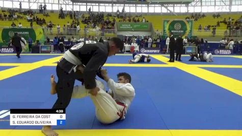 GIDEON FERREIRA DA COSTA vs SILMAR EDUARDO OLIVEIRA GUSTMANN 2023 Brasileiro Jiu-Jitsu IBJJF