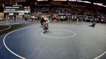 D 1 190 lbs Champ. Round 1 - Joseph Omes, Slidell vs Charles Lodrigue, H.L. Bourgeois