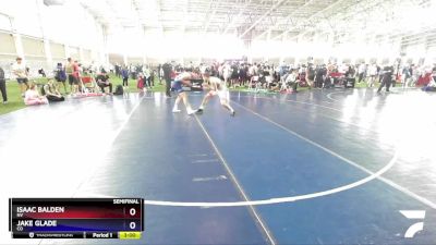 150 lbs Semifinal - Isaac Balden, NV vs Jake Glade, CO