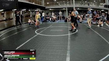 110 lbs Semis (4 Team) - Armani Derousie, Brawler Elite vs Adam Lopez, PA Alliance